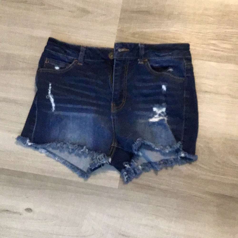Denim shorts